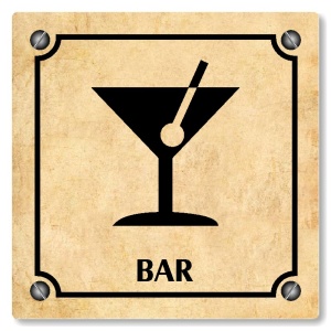 Bar, 118x118mm, pergamen, Kansas